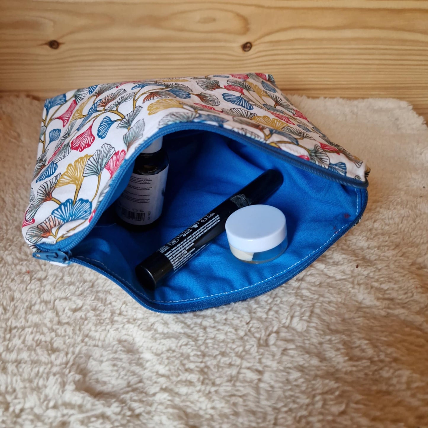 Grande trousse maquillage "ginkgo"