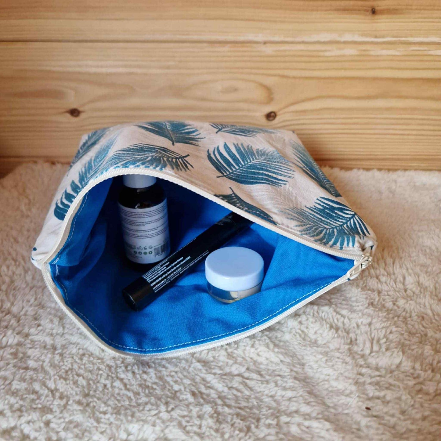Grande trousse maquillage "Grandes Feuilles"