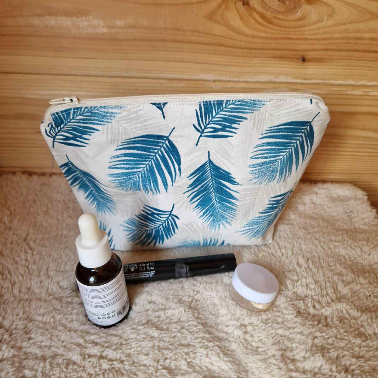 Grande trousse maquillage "Grandes Feuilles"