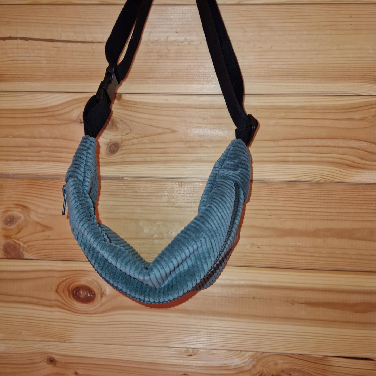Sac banane velours - vert