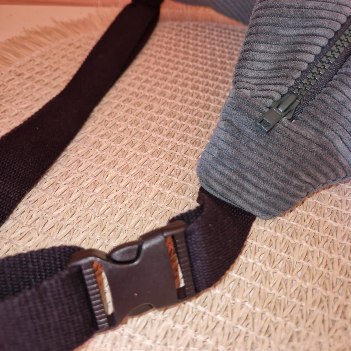 Sac banane velours - vert