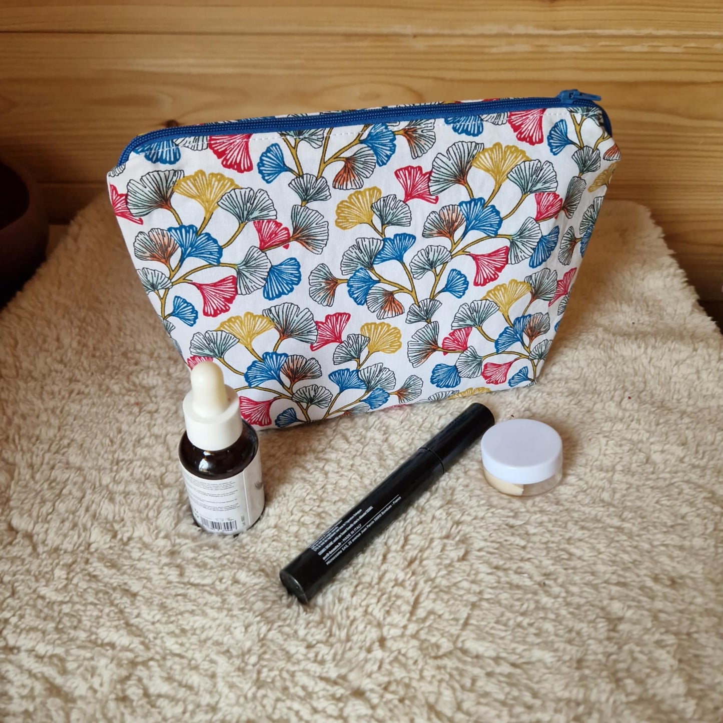 Grande trousse maquillage "ginkgo"