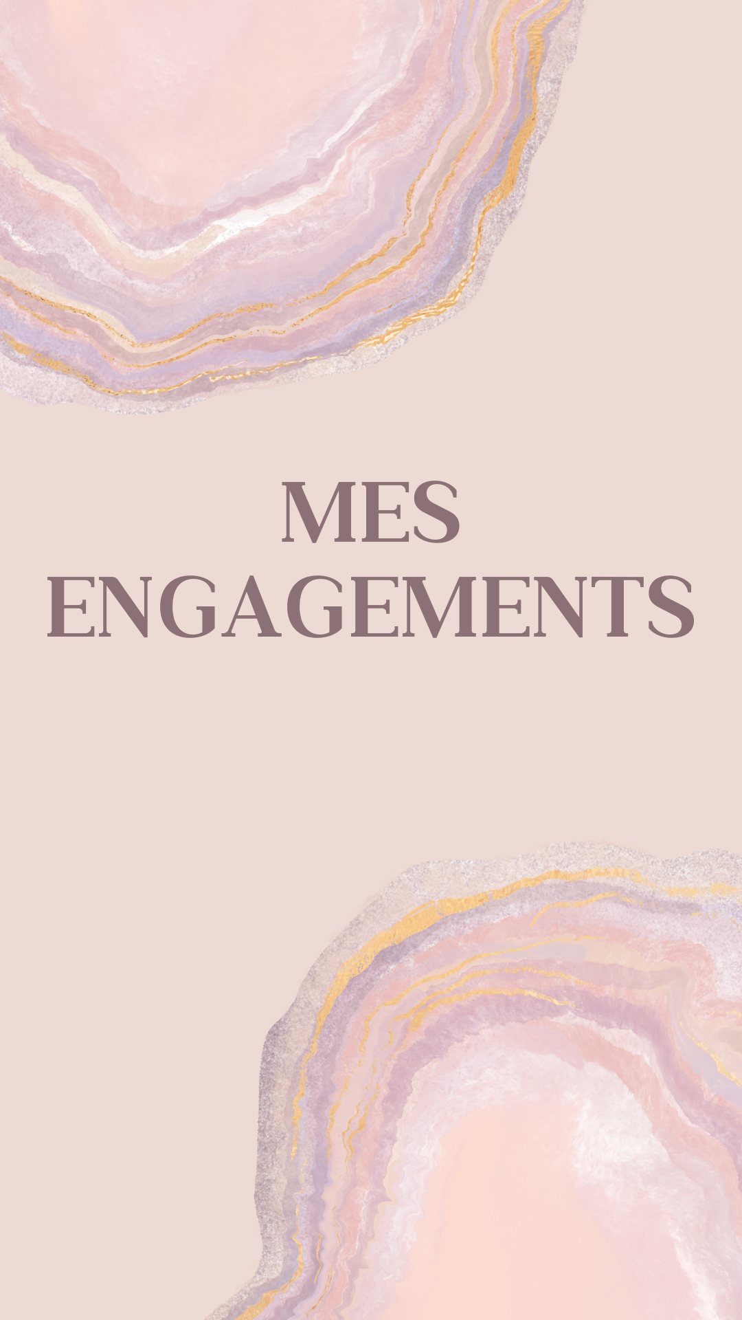 Mes engagements