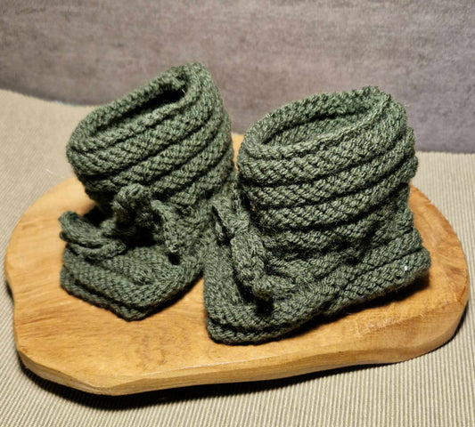 Chaussons "kaki"