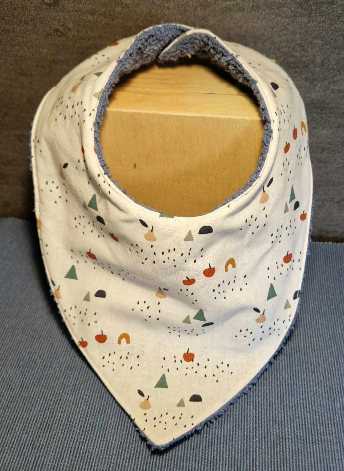 Bandana "petits motifs" - éponge de coton