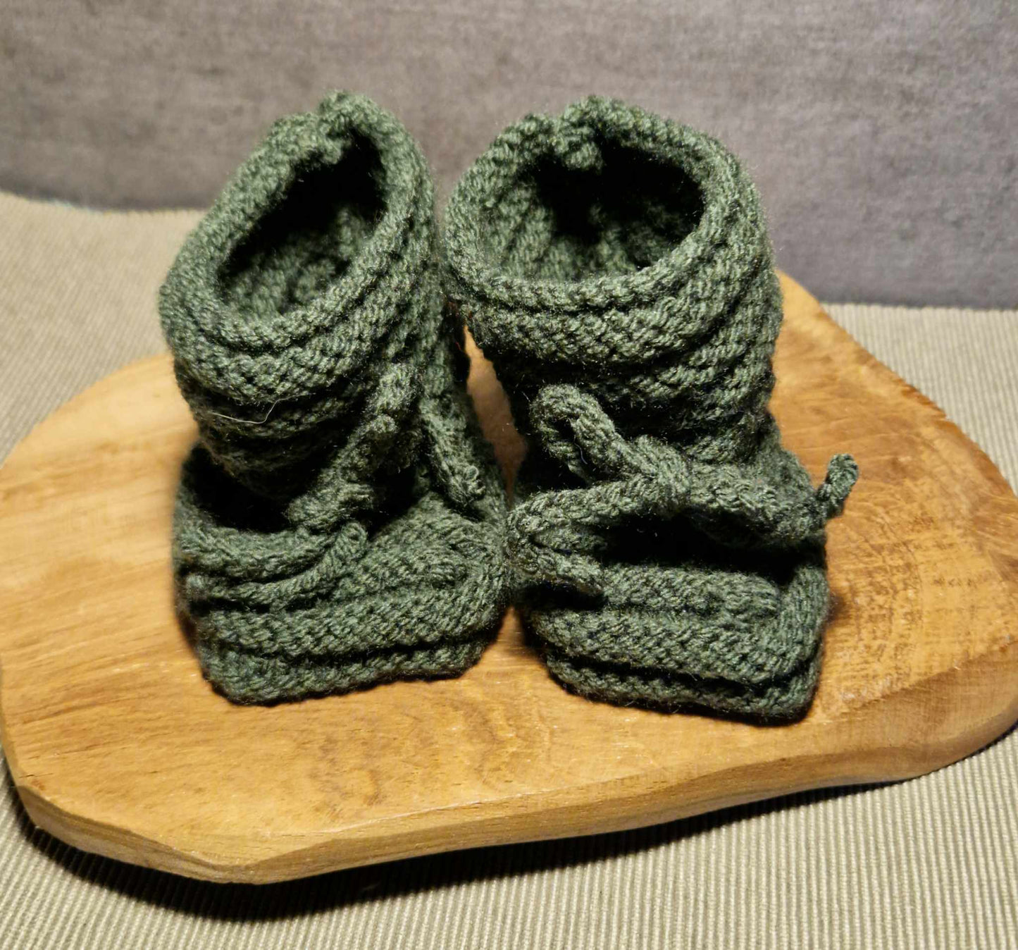 Chaussons "kaki"