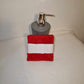 Lot 7 lingettes "circus" - éponge de bambou rouge