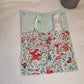 Etui double pour brosse à dents "fantaisie florale"