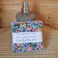 Lot 5 lingettes "fleuries pop et colorées" - bambou