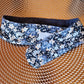Duo beauté "fleuri bleu blanc" - bambou