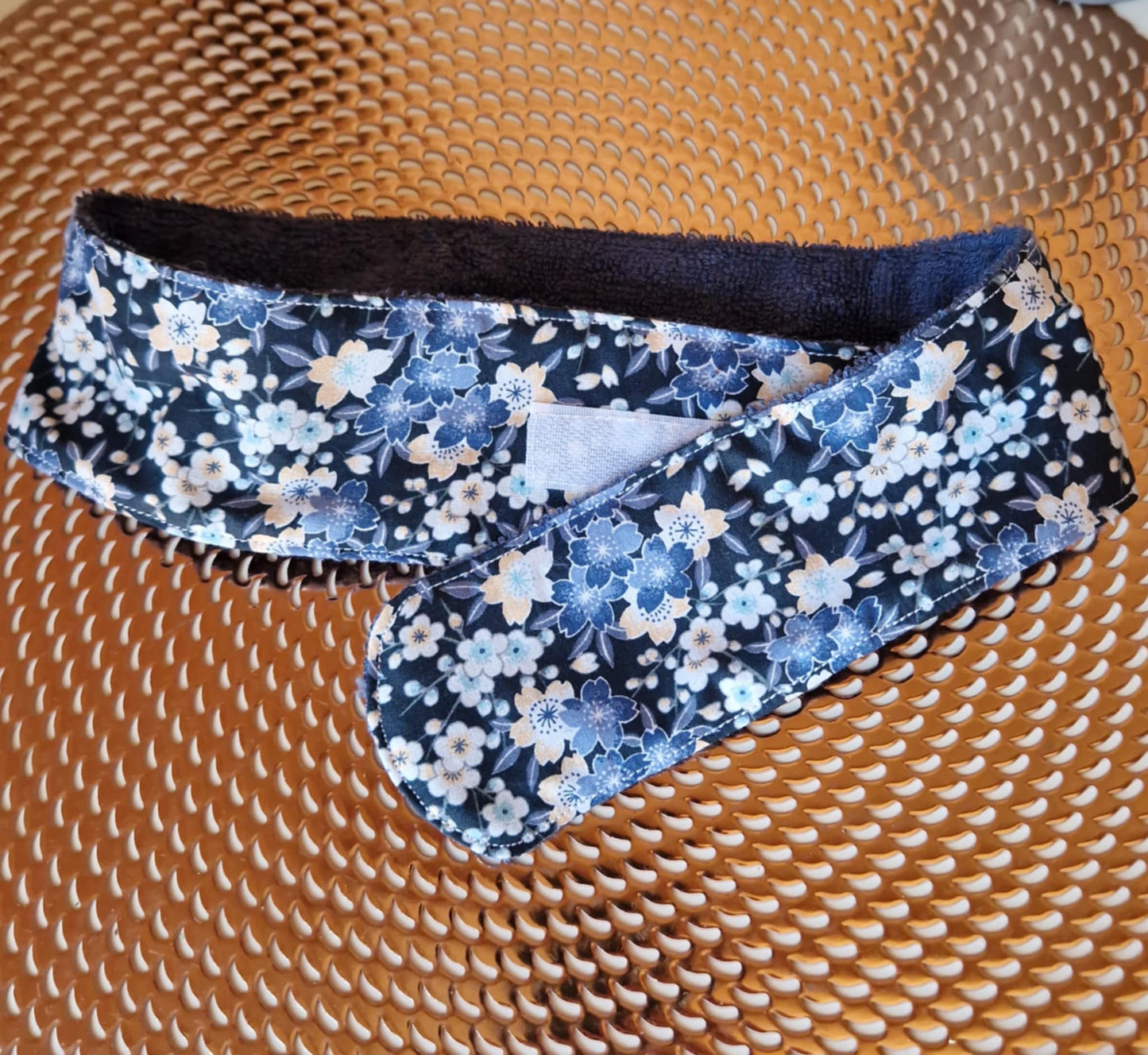 Duo beauté "fleuri bleu blanc" - bambou