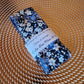 Duo beauté "fleuri bleu blanc" - bambou