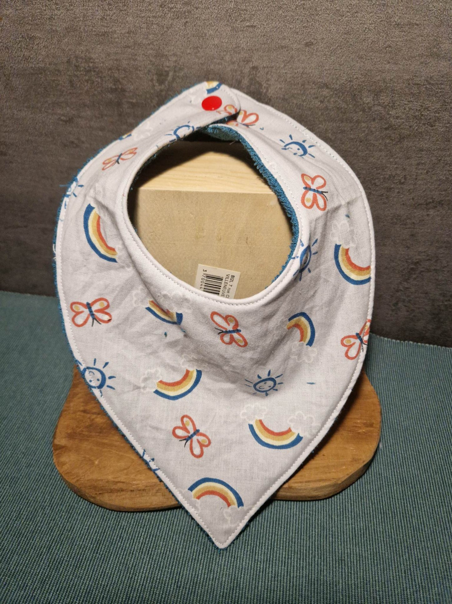 Bandana "arc en ciel" - éponge bambou